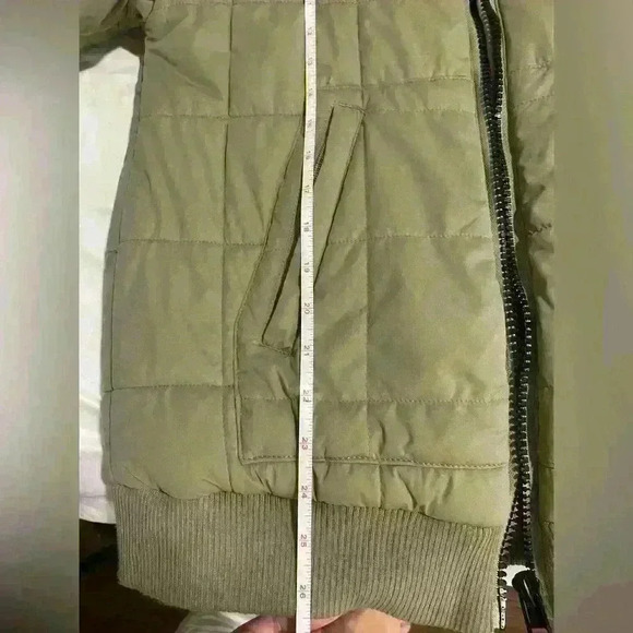 Avec Les Filles womens water resistant quilted hoodie jacket size xs - Picture 16 of 16